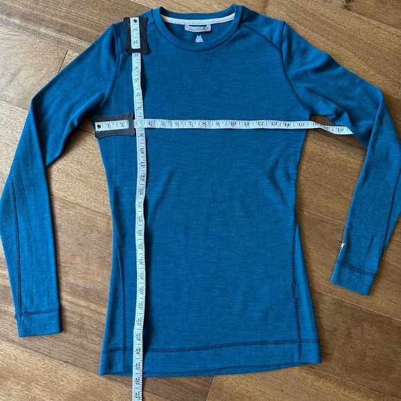 Smartwool Teal Crew Neck Top - Picture 3 of 9